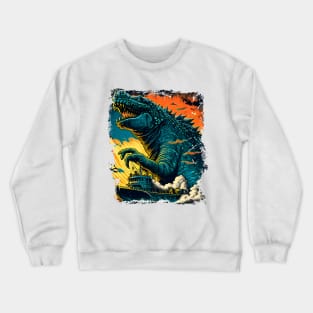 The Godzilla under Sun off Kanagawa - Gojira Crewneck Sweatshirt